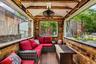 Outdoor sitting area/she shed