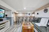 finished basement with wet bar