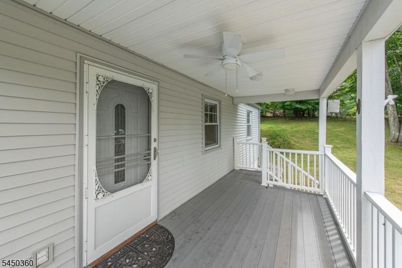 Welcoming front porch