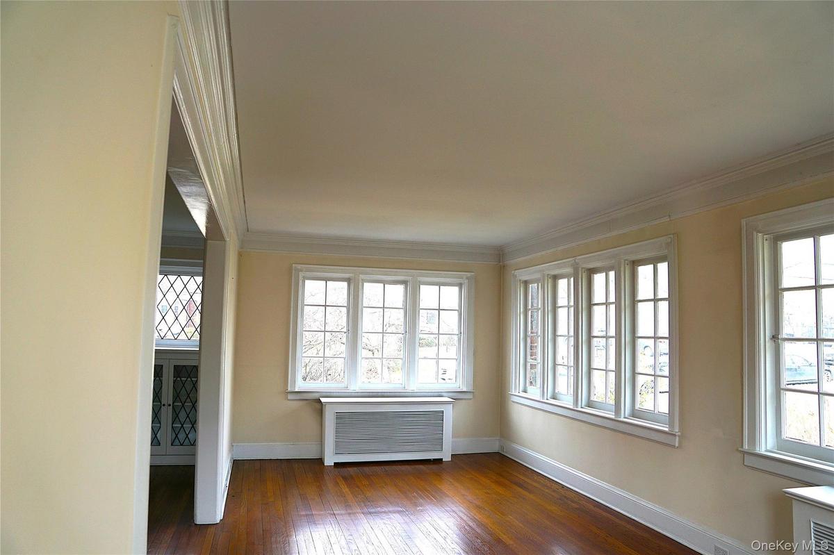 This is the den with a door to the yard