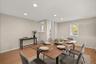 Virtually staged Dining room
