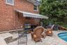 Backyard entertainment area