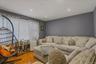 Living room w large sectional sofa