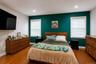 primary bedroom facing garden