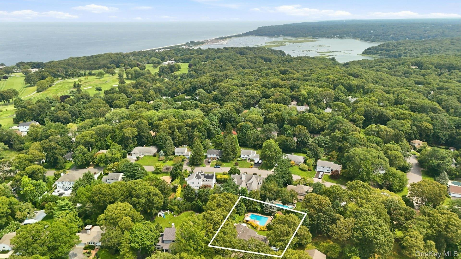 close to golf course and private beaches