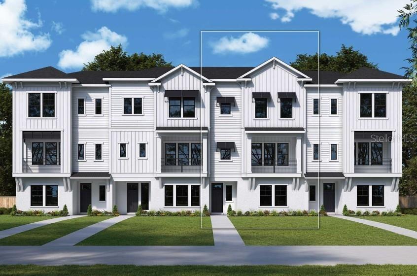 Front Exterior Rendering **Paint Colors May Vary