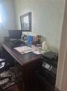 Small home office with window