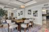 Dining room w bevel mirrors