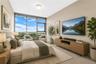 Virtually staged Primary Bedroom