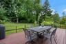 Deck overlooking Backyard