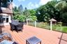 Deck overlooking gorgeous yard