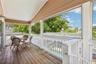 Sliders from the second floor screened patio