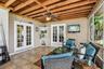 French doors to the living room and Primary bedroom