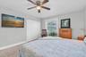 Enjoy waking up each morning and also retiring for the evening; the bedroom is very spacious.