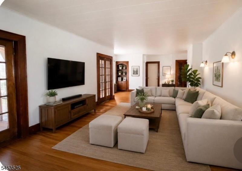 staged living room