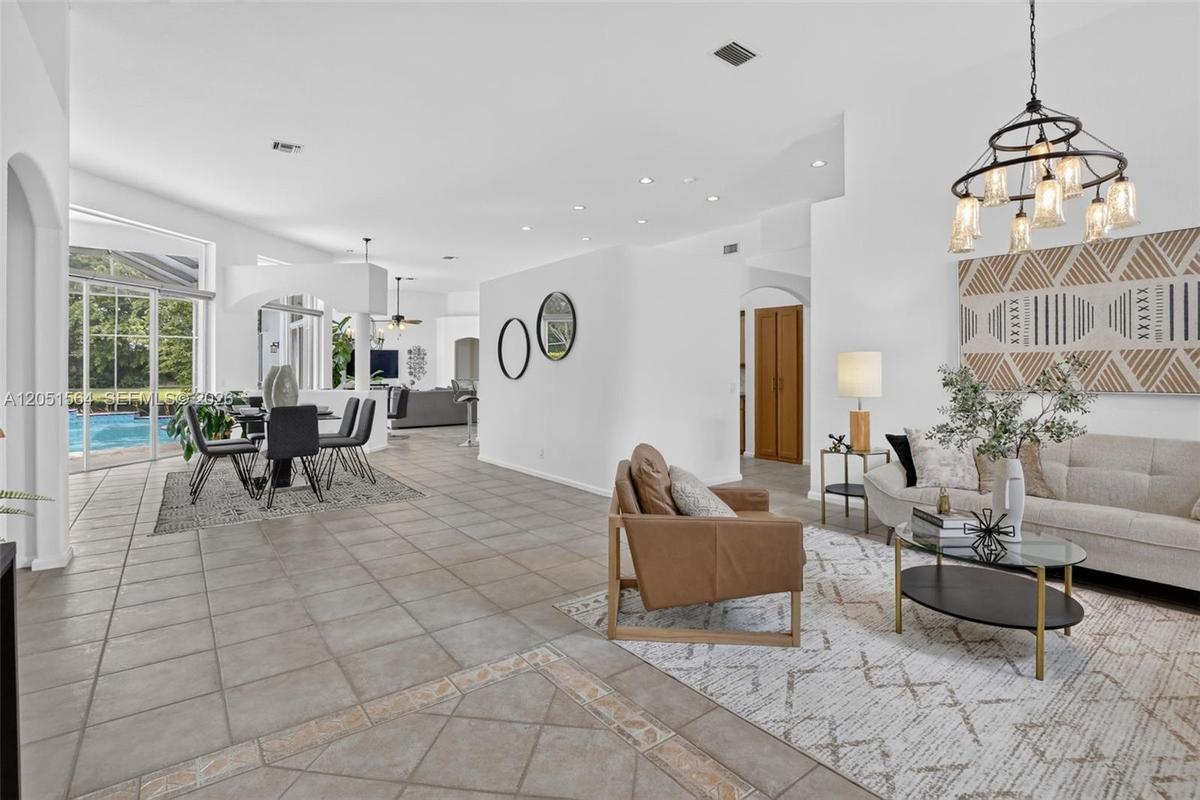 Spacious living areas, freshly painted interior, lots of natural light