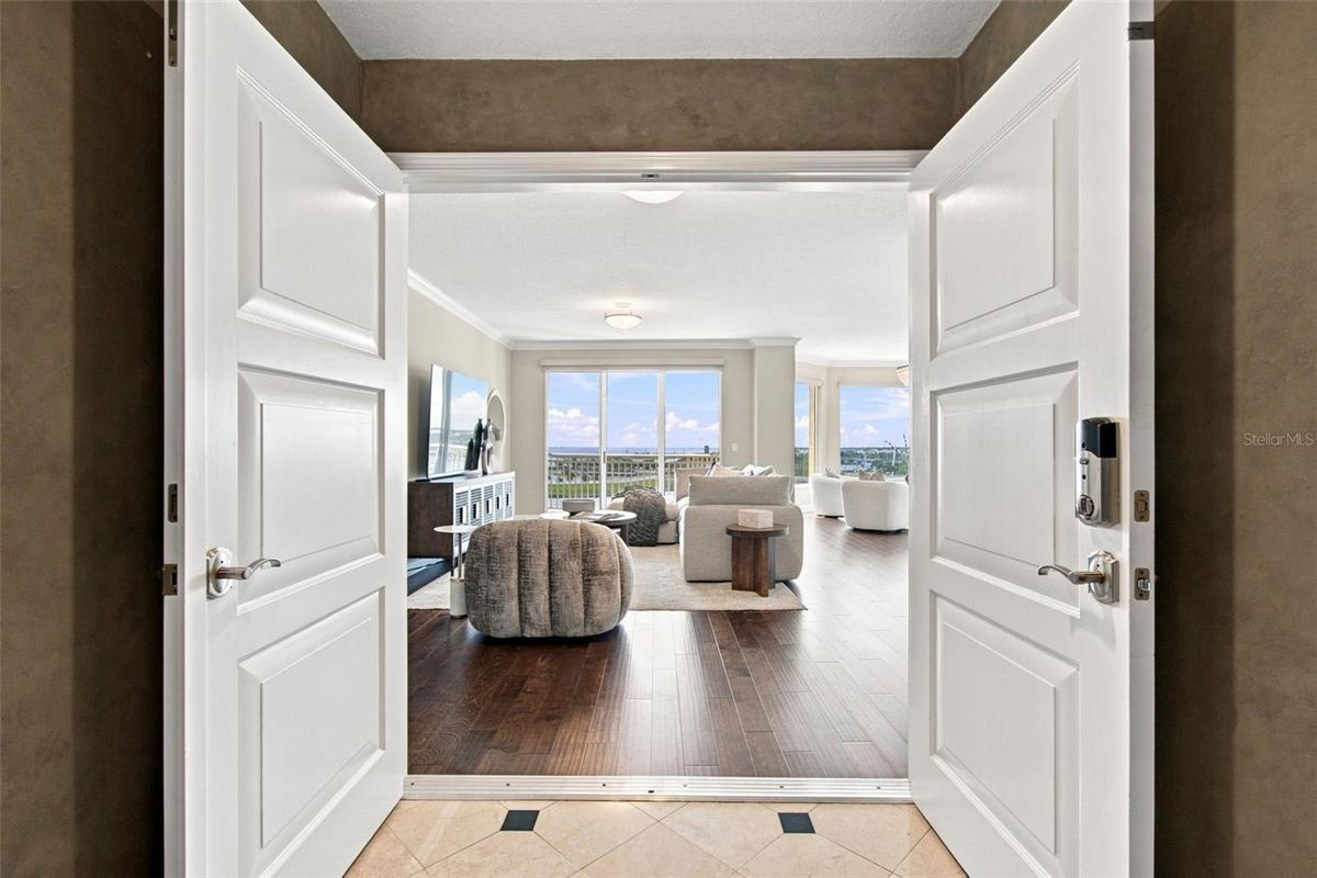 Grand entrance