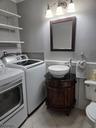 Laundry, half bath