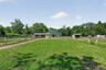 View of the paddocks with attached run in stalls