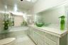 Primary bath with jetted spa tub
