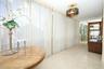 Flex space that leads to the kitchen.