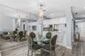 Entertaining is easy in this spacious dining room.
