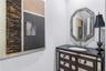 Recent updates to the home include this lovely powder room.