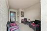 Entry porch seating area