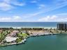 Aerial view of coastline and intracoastal
