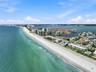 Aerial view of beach and coastline