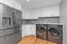 Lower Level kitchen area and washer/ drier