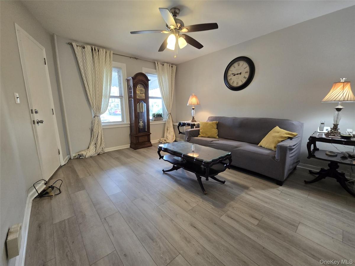 New vinyl flooring.
