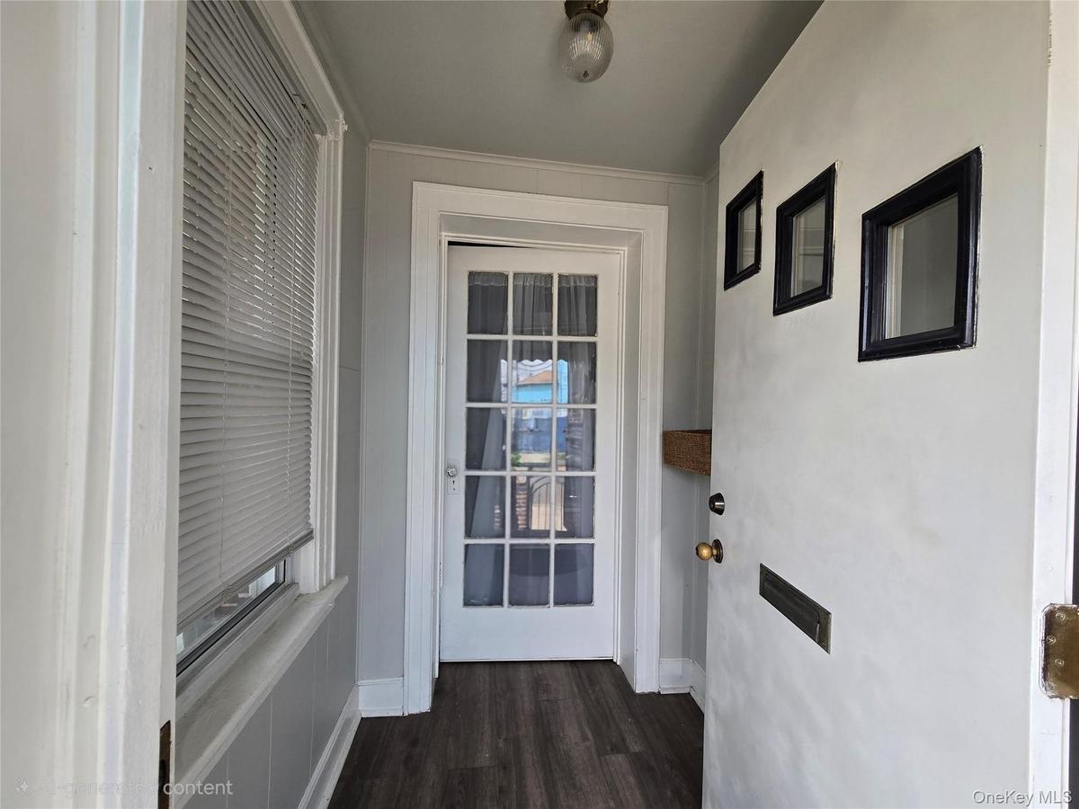 Entrance foyer outside both units.