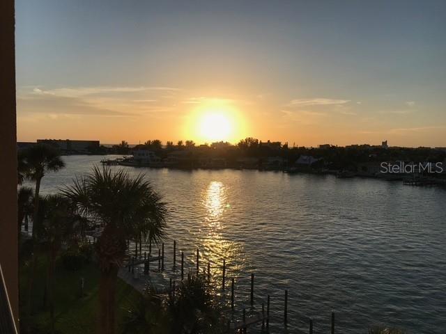 balcony sunset