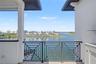 fourth-level patio with a scenic water view.