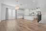 Second-level kitchen with a bright, open feel.