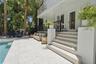 Rear porch and pool