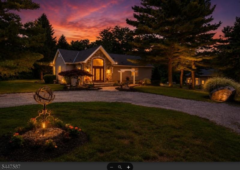 Twilight Front of home