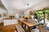 Dining area into kitchen