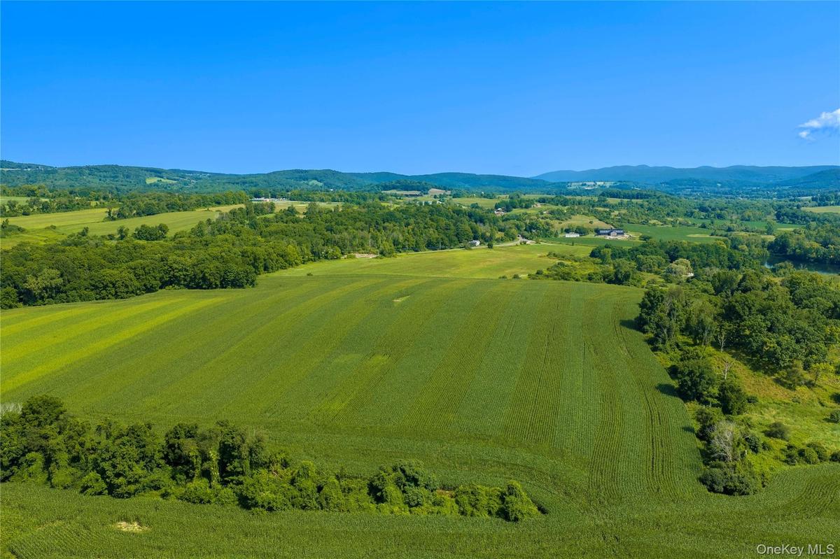 North field, approximately 50 acres cleared, with Route 22 on the left.