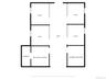 Floor plan of the interior of the barn. 4 exterior stalls are not shown.
