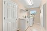 Laundry room off kitchen