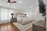 Virtually staged Principal Bedroom