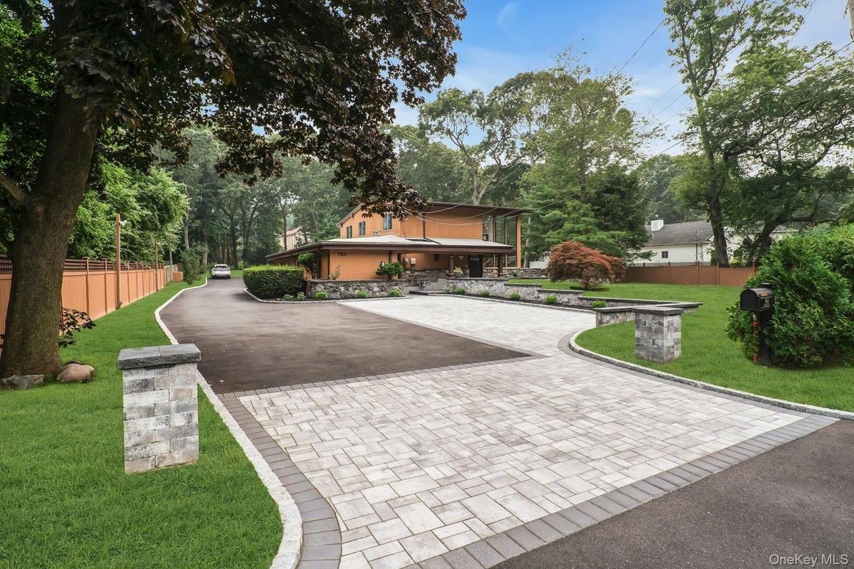 Over an acre of professionally landscaped propery.