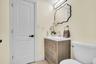 Half bathroom for guests.