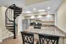 Breakfast bar and granite counters.