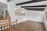 Family room with stairs to living room