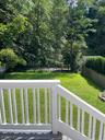 View of backyard from the deck