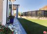 private front grassy yard