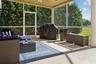 Covered patio area